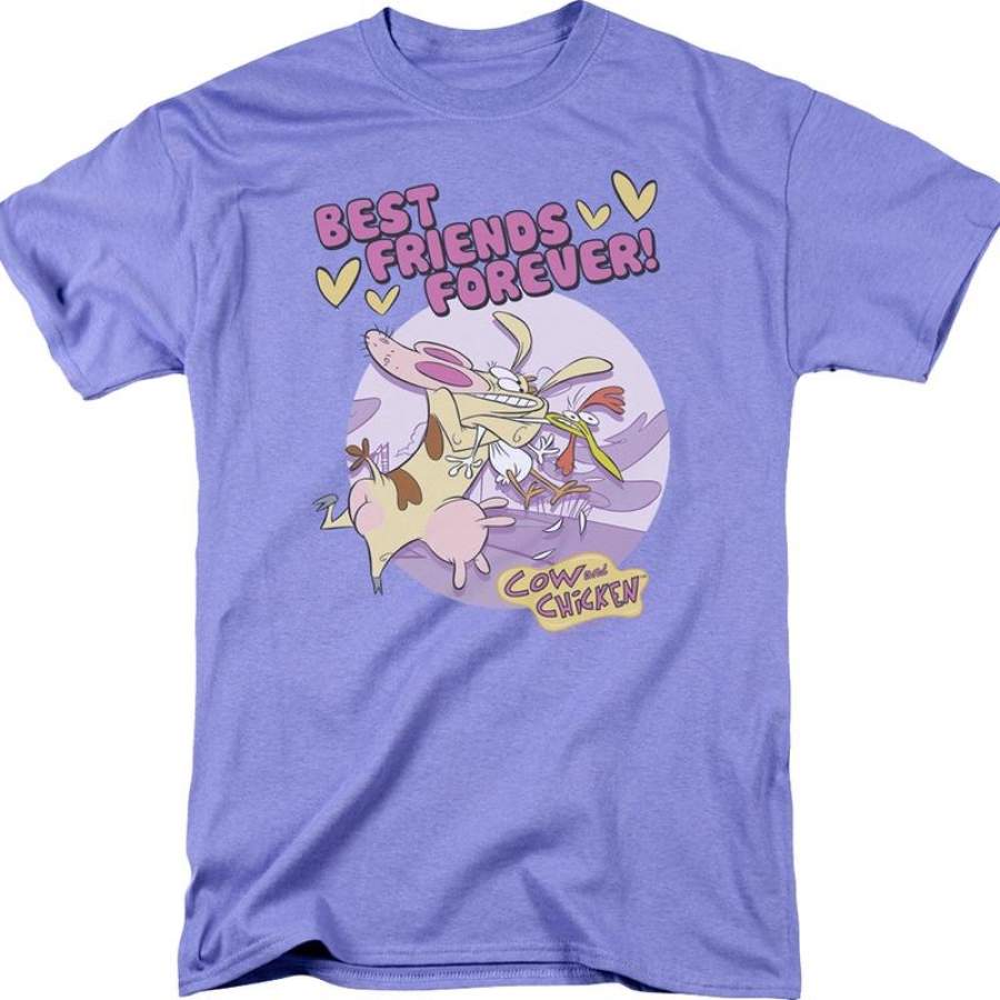 Best Friends Forever Cow and Chicken T-Shirt - Gochildhood