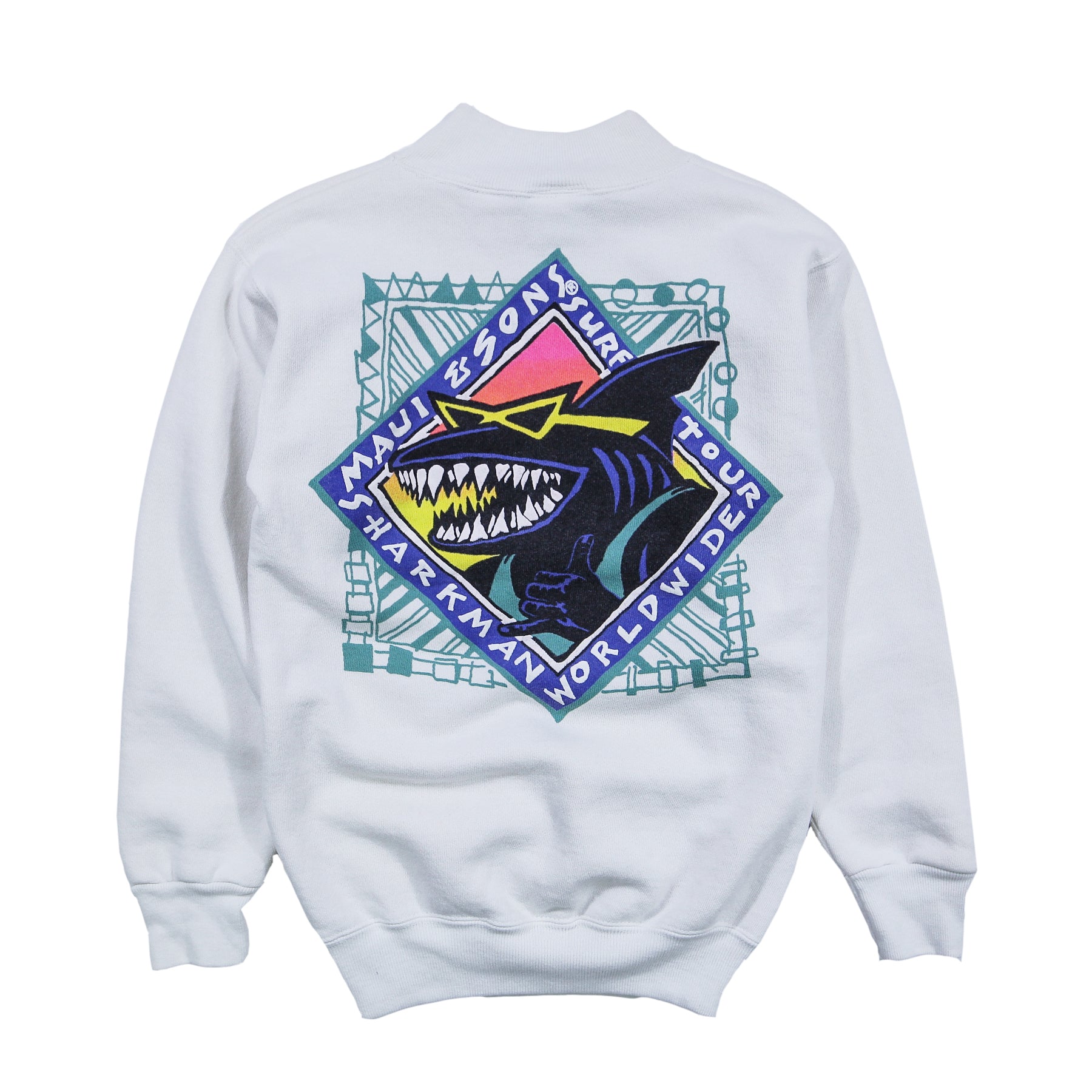 Boys Deco Shark Sweatshirt circa 1988