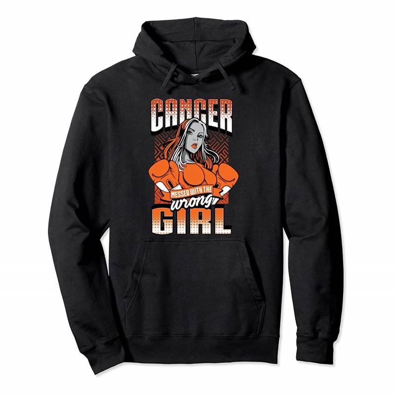 Wrong Girl Leukemia Cancer Awareness Ribbon Gifts Pullover Hoodie