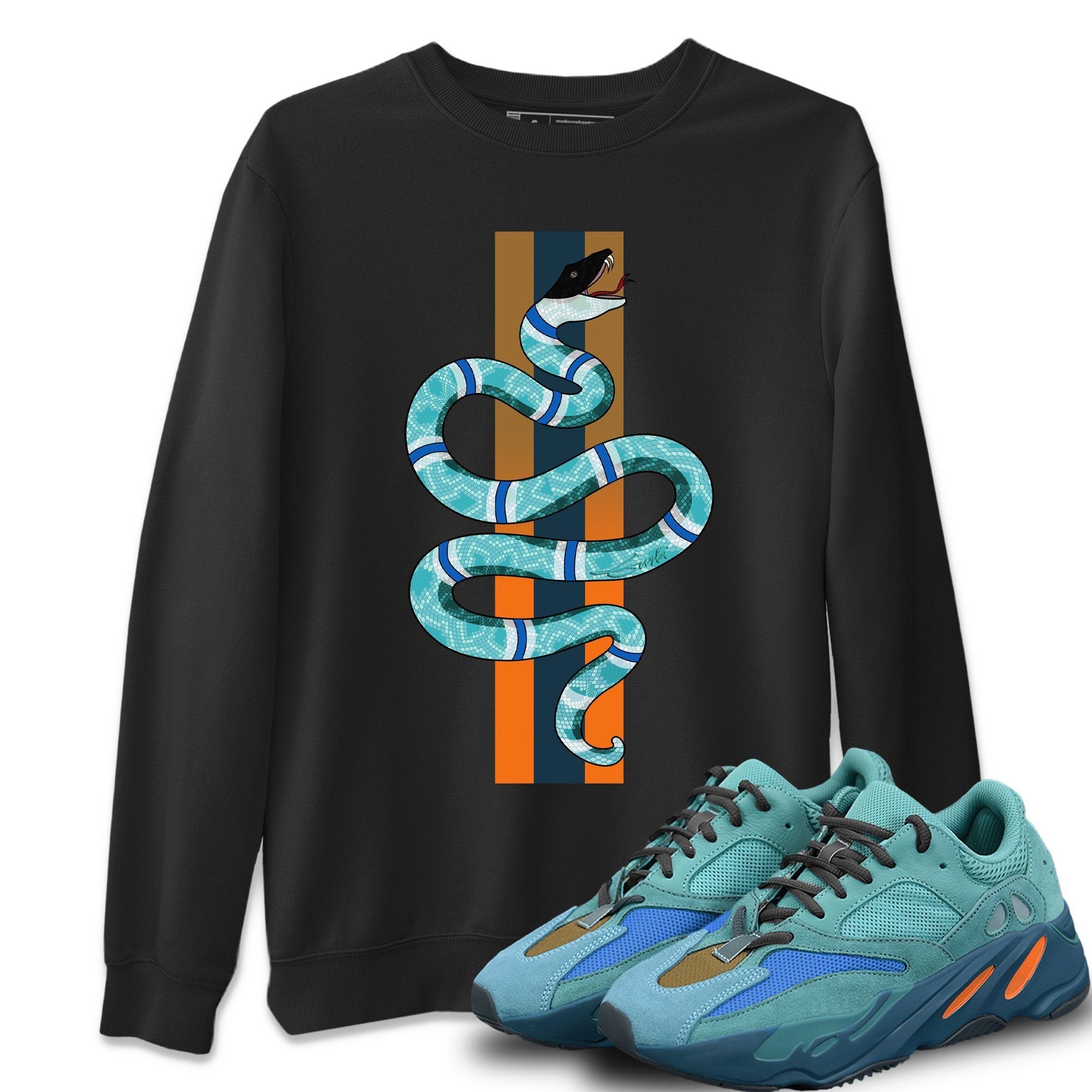 Snake Sweatshirt – Yeezy 700 Faded Azure