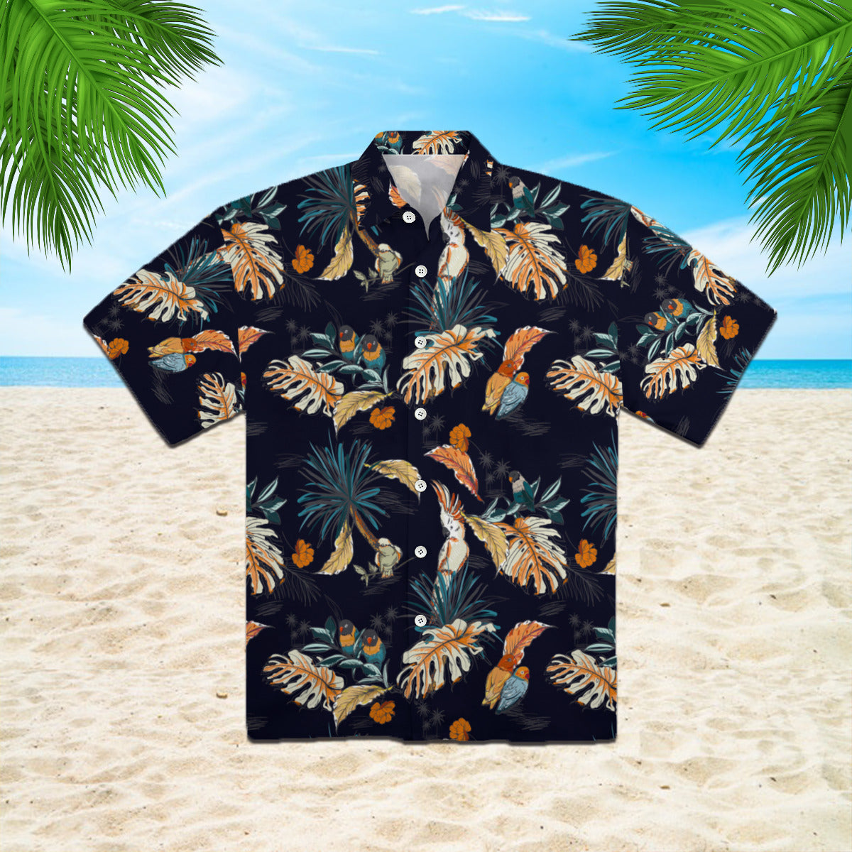 Tropical With Exotic Parrot Birds Hawaiian Shirt | Hw848