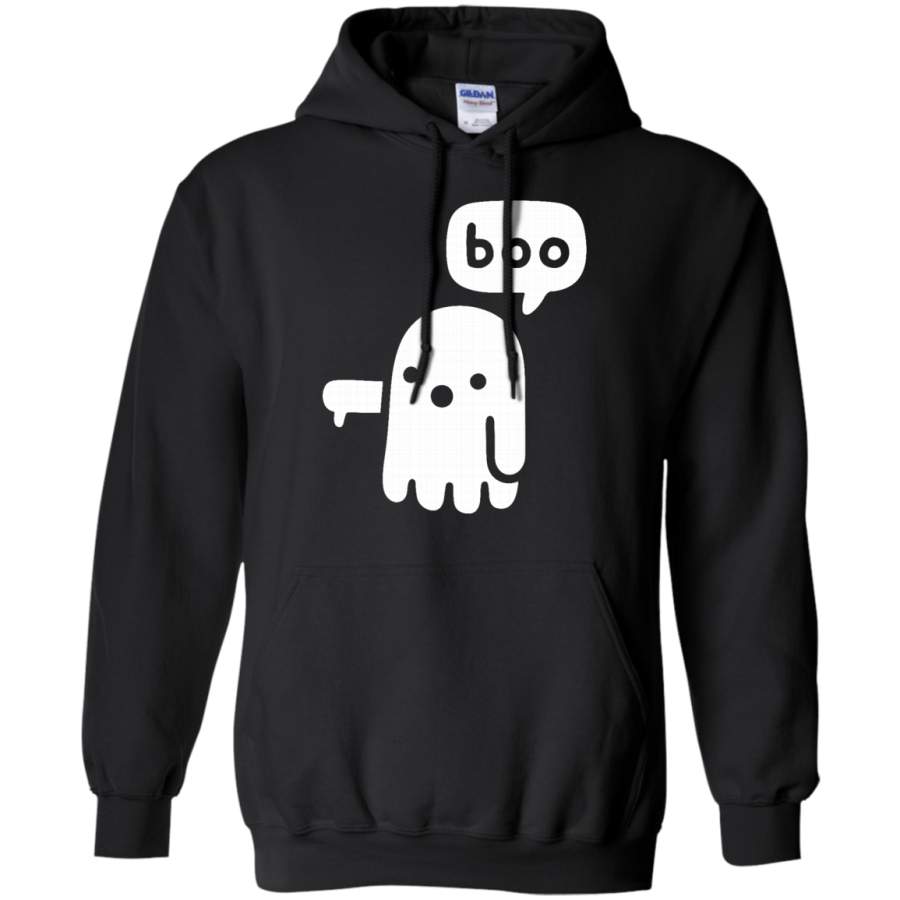 AGR Boo White Gildan Pullover Hoodie