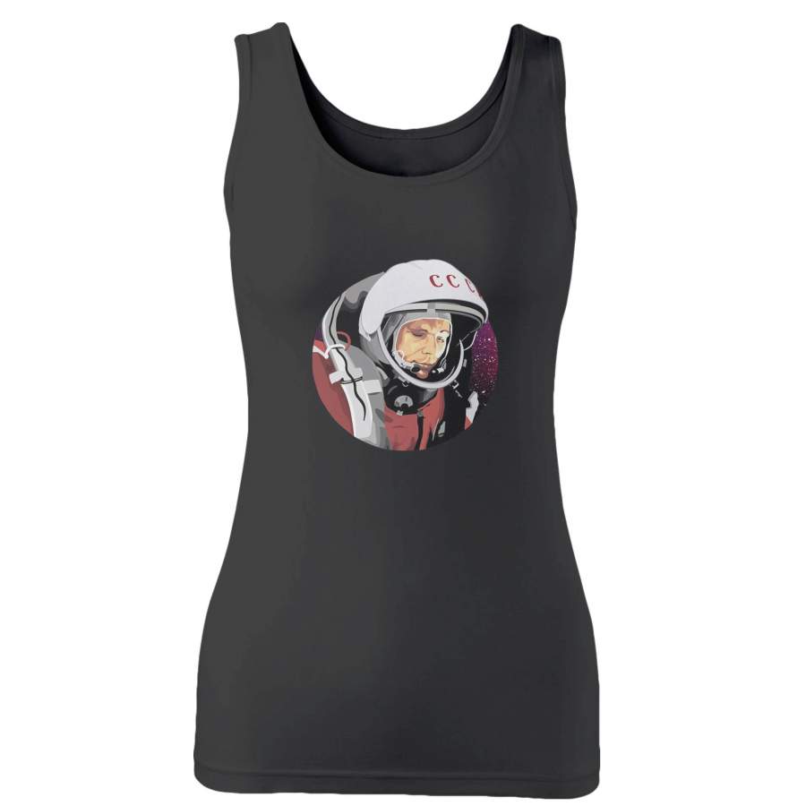 Jurij Gagarin First In Space Woman’s Tank Top