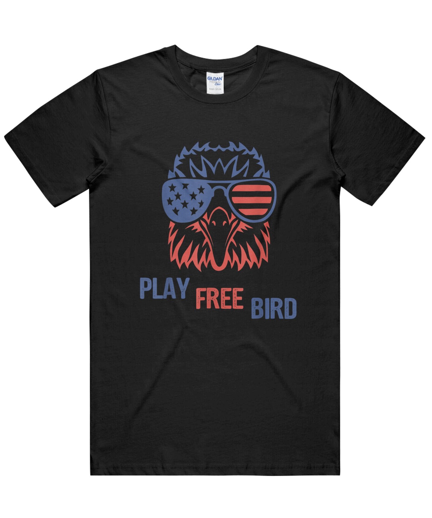 Play Free Bird Patriotic Eagle Tshirt 4Th Of July Usa Flag T-Shirt Unisex T Shirts