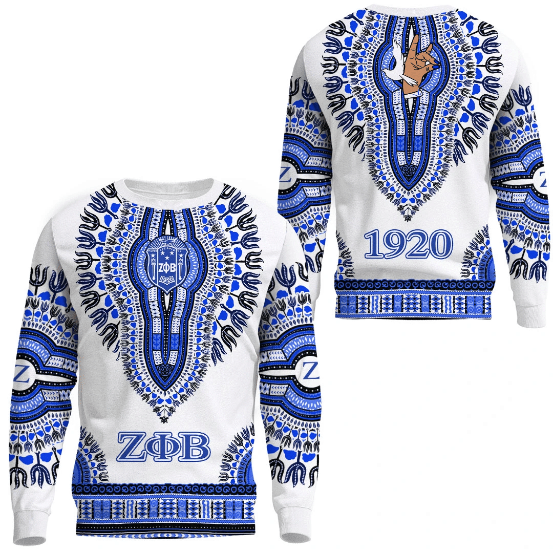 Sorority Sweatshirt – Zeta Phi Beta Dashiki Sweatshirts