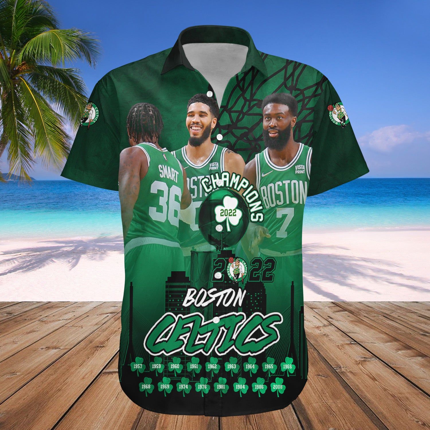 Boston Celtics Hawaii Shirt Personalized Celtic Pride Players Champions – NBA