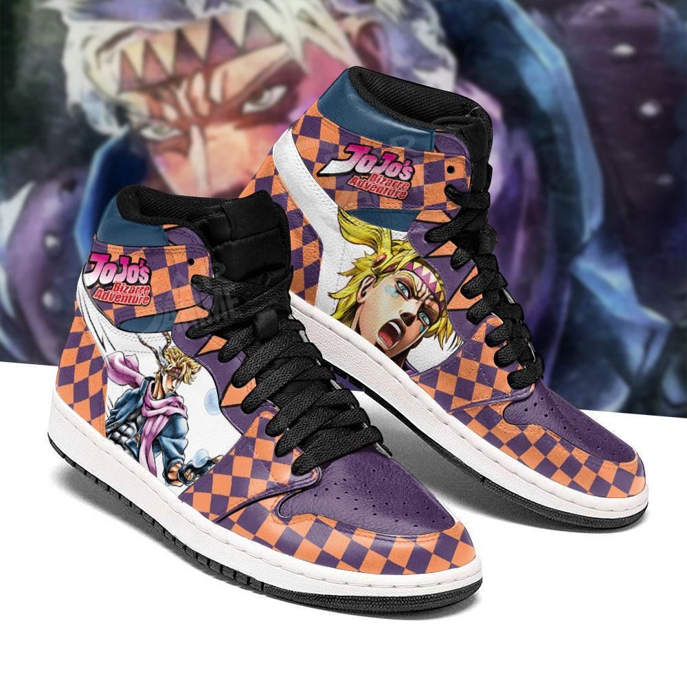 Jojo’S Bizarre Adventure Caesar Anthonio Zeppeli Air Jordan Shoes Sport Sneakers