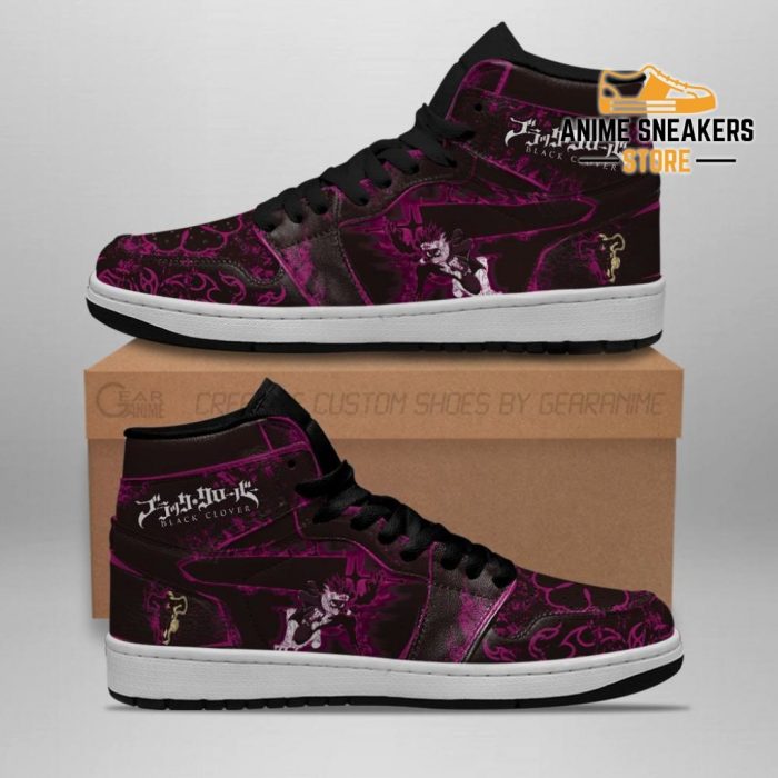 Black Clover Black Asta Purple Jd Sneakers