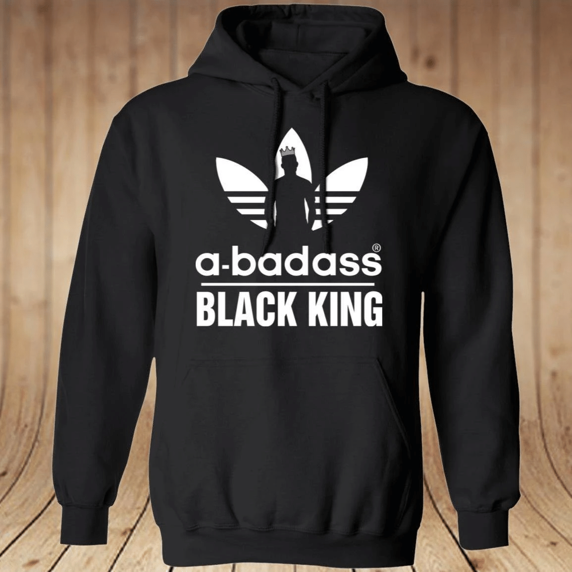 A Badass Black King Hoodie For Men And Women