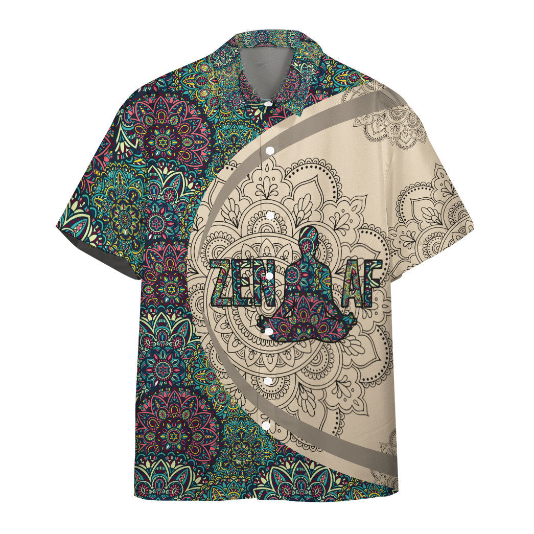 Gearhumans Zen Af Yoga Custom Hawaiian Shirt Ha26203