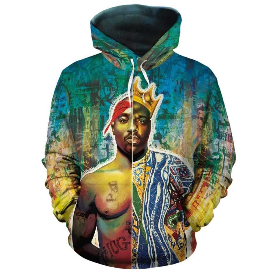 Tupac & Biggie All-over Hoodie