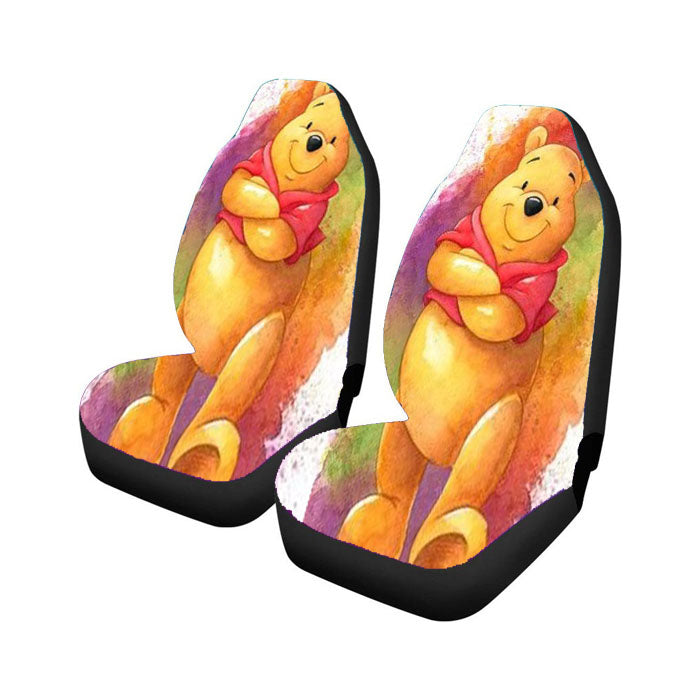 Water Colour Winnie The Pooh Bear Car Seat Covers