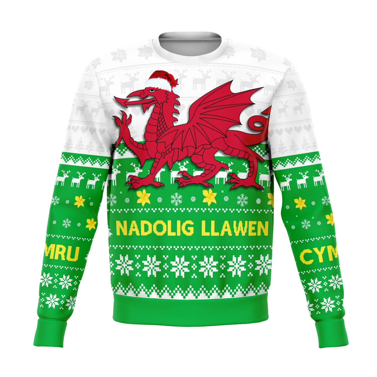 Wales Ugly Christmas Sweater | For Men & Women | Adult | Us5621