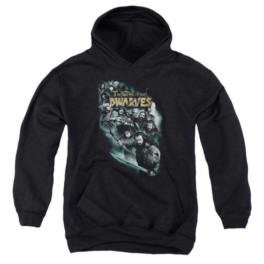 The Hobbit Company Of Dwarves Youth Hoodie (Ages 8-12)