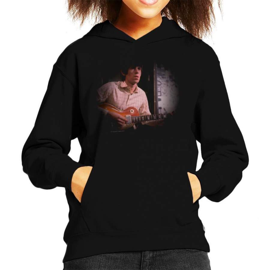 TV Times Keith Richards Les Paul Rolling Stones Kid’s Hooded Sweatshirt