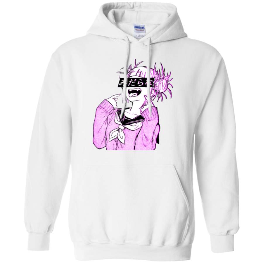 AGR LEWD (PINK) – Sad Japanese Anime Aesthetic Gildan Pullover Hoodie