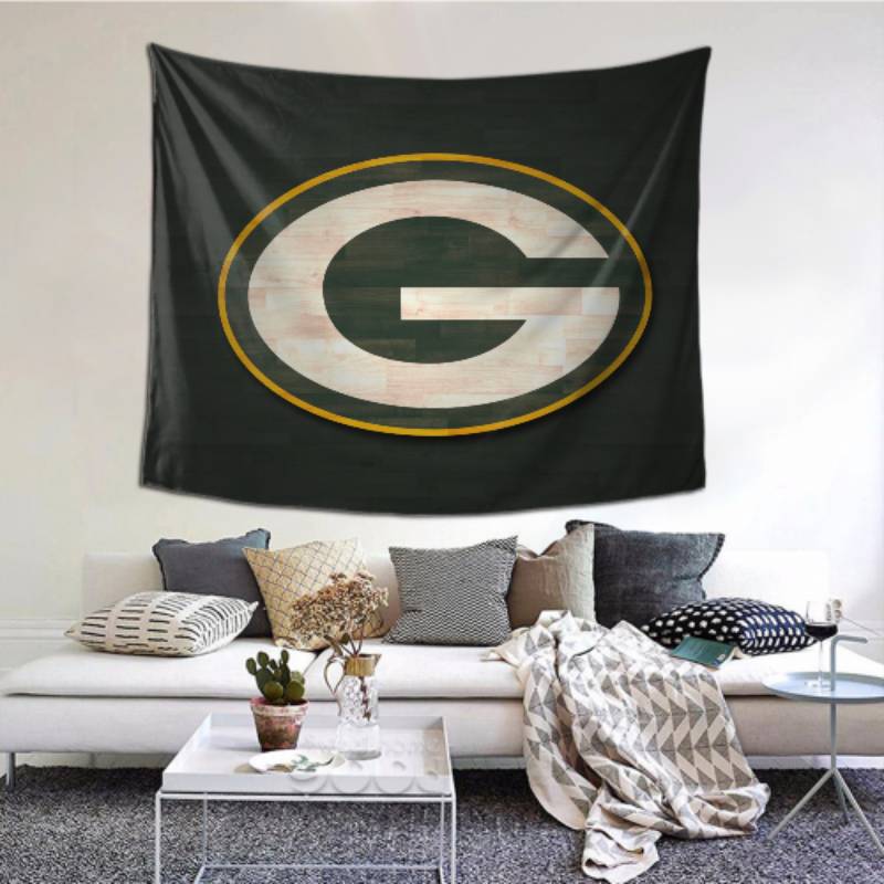 Durable Green Bay Packers Tapestry -156986 For Beach Shawl Scarf Blanket