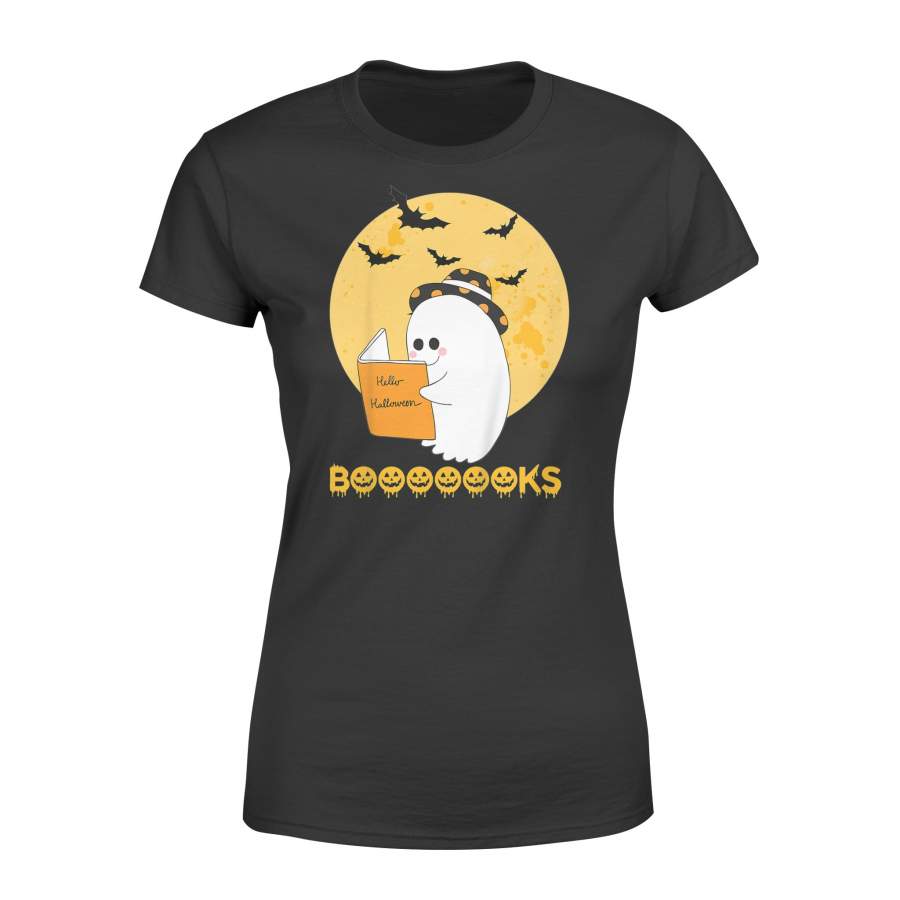 Booooooks Shirt Boo Read Books Halloween – Standard Women’s T-shirt