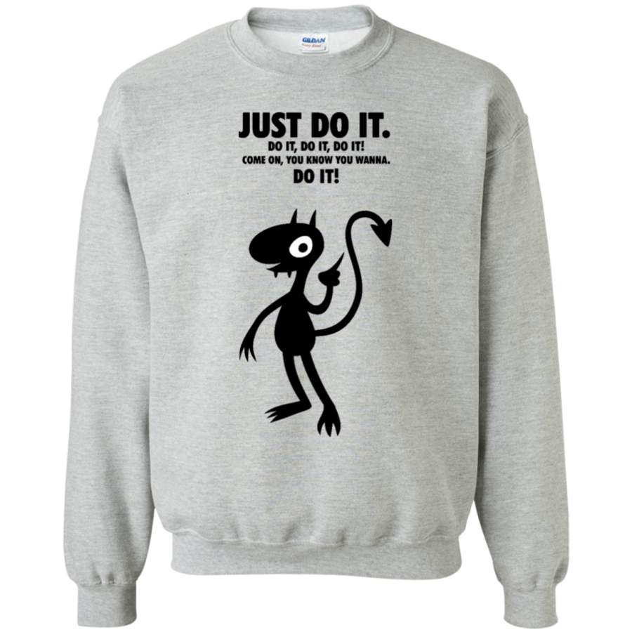 AGR Disenchantment Luci You Wanna DO IT Crewneck Pullover Sweatshirt