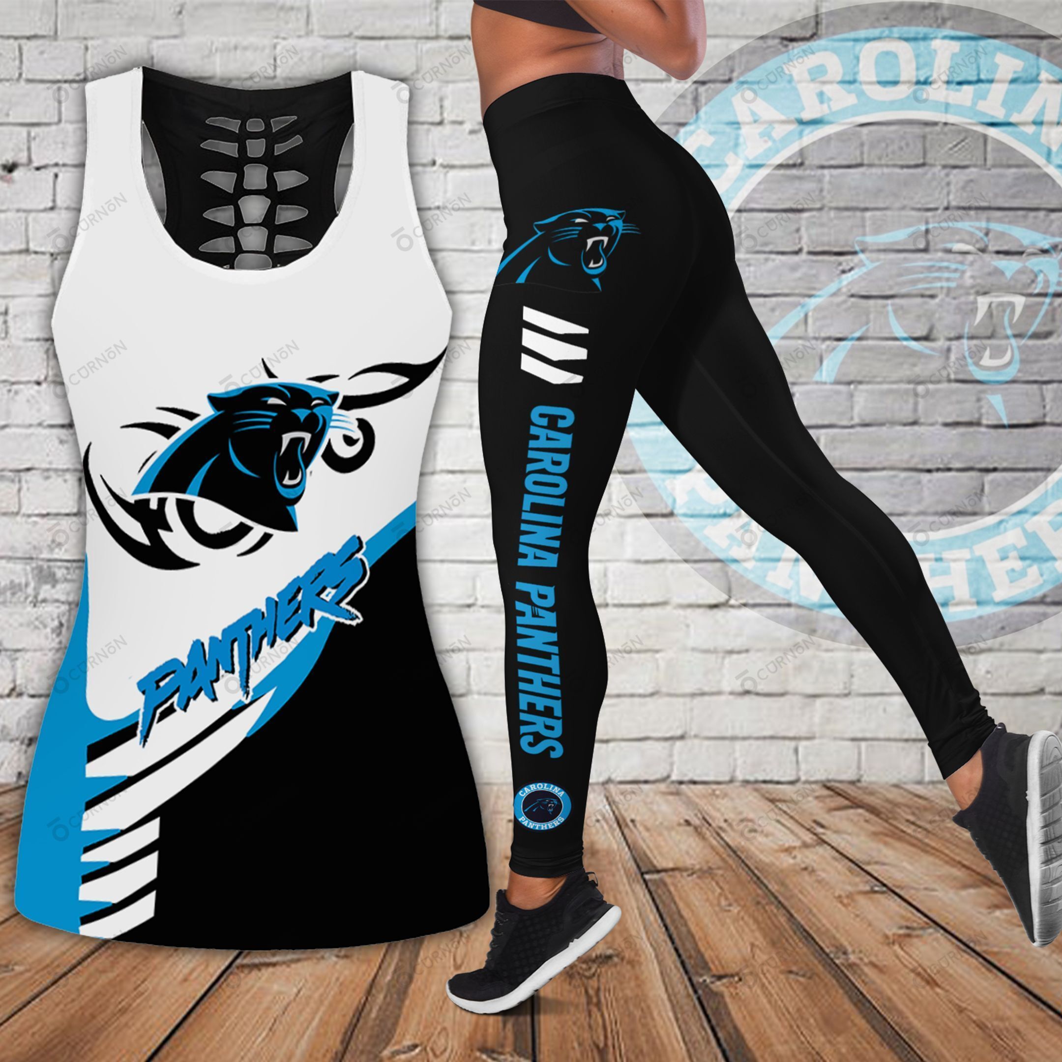 Carolina Panthers Leggings And Tank Top Limited 020