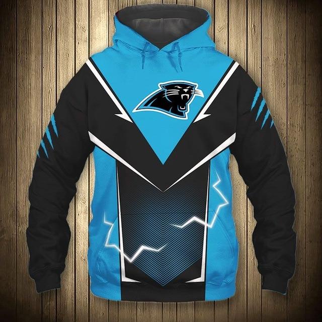 Carolina Panthers Flame Hoodie