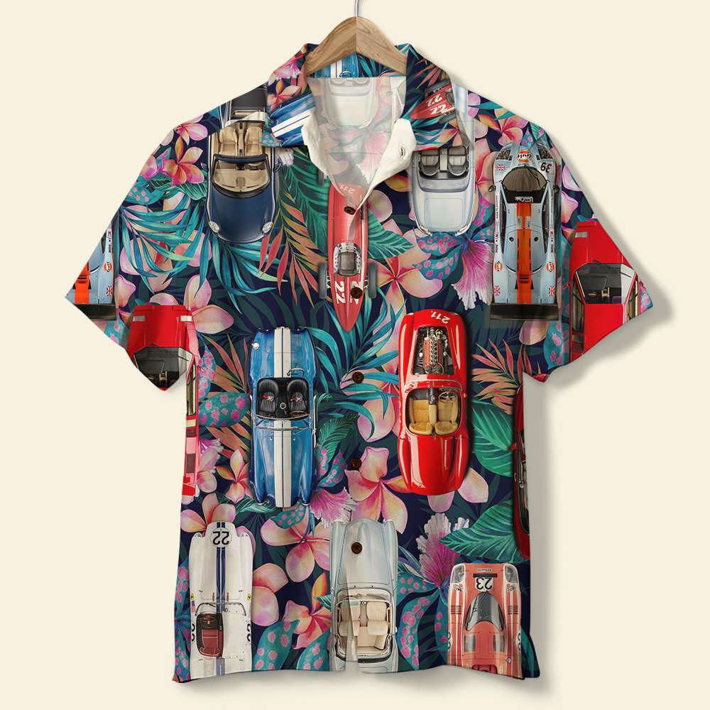 Sport Car Hawaii Shirt Floral Pattern Ha2432