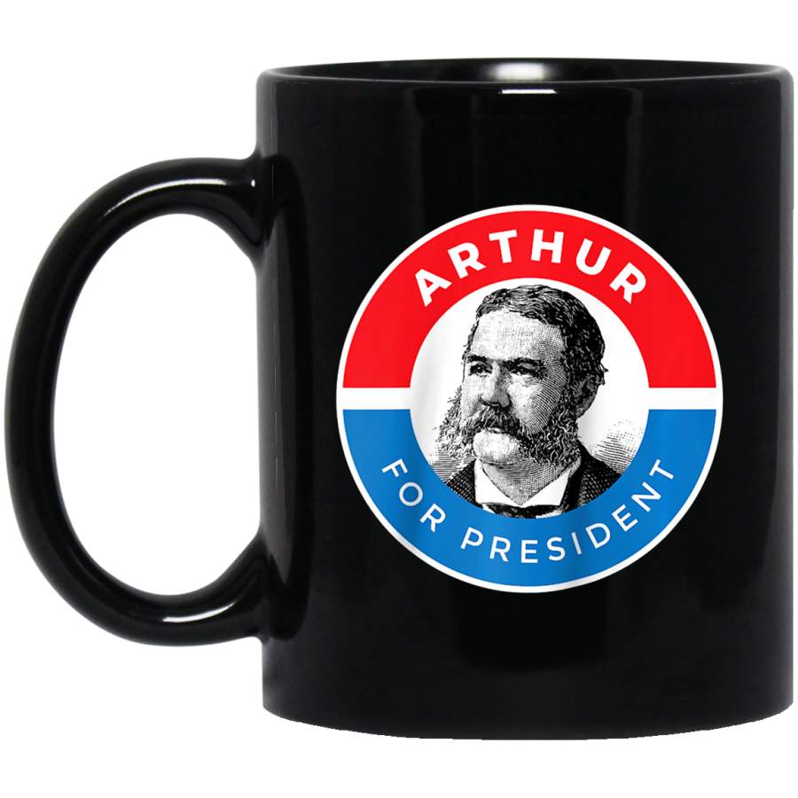 Chester Arthur President Vintage Political Campaign Coffee Mug