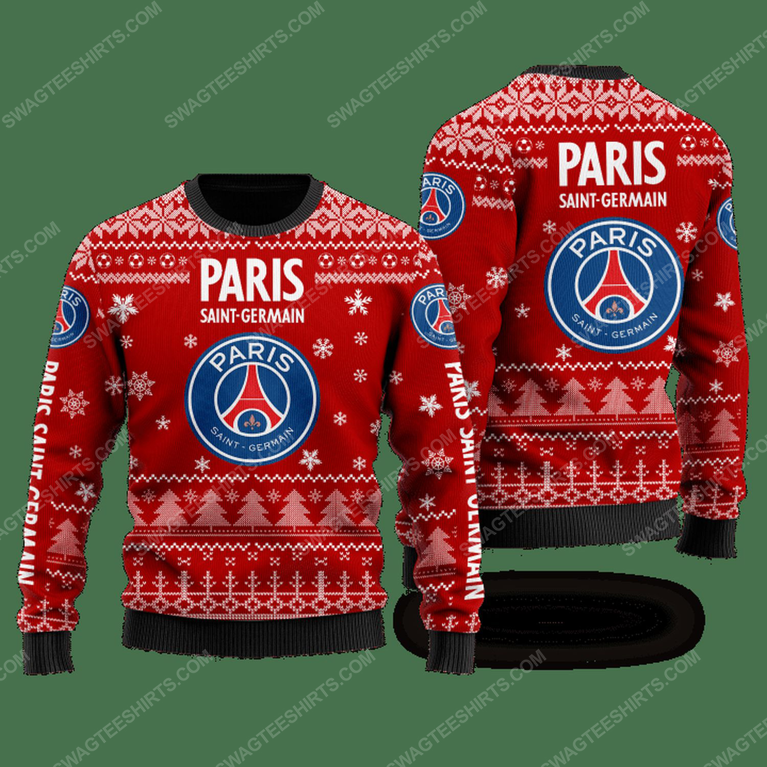 [Special Edition] Paris Saint-Germain Football Club Ugly Christmas Sweater – Maria