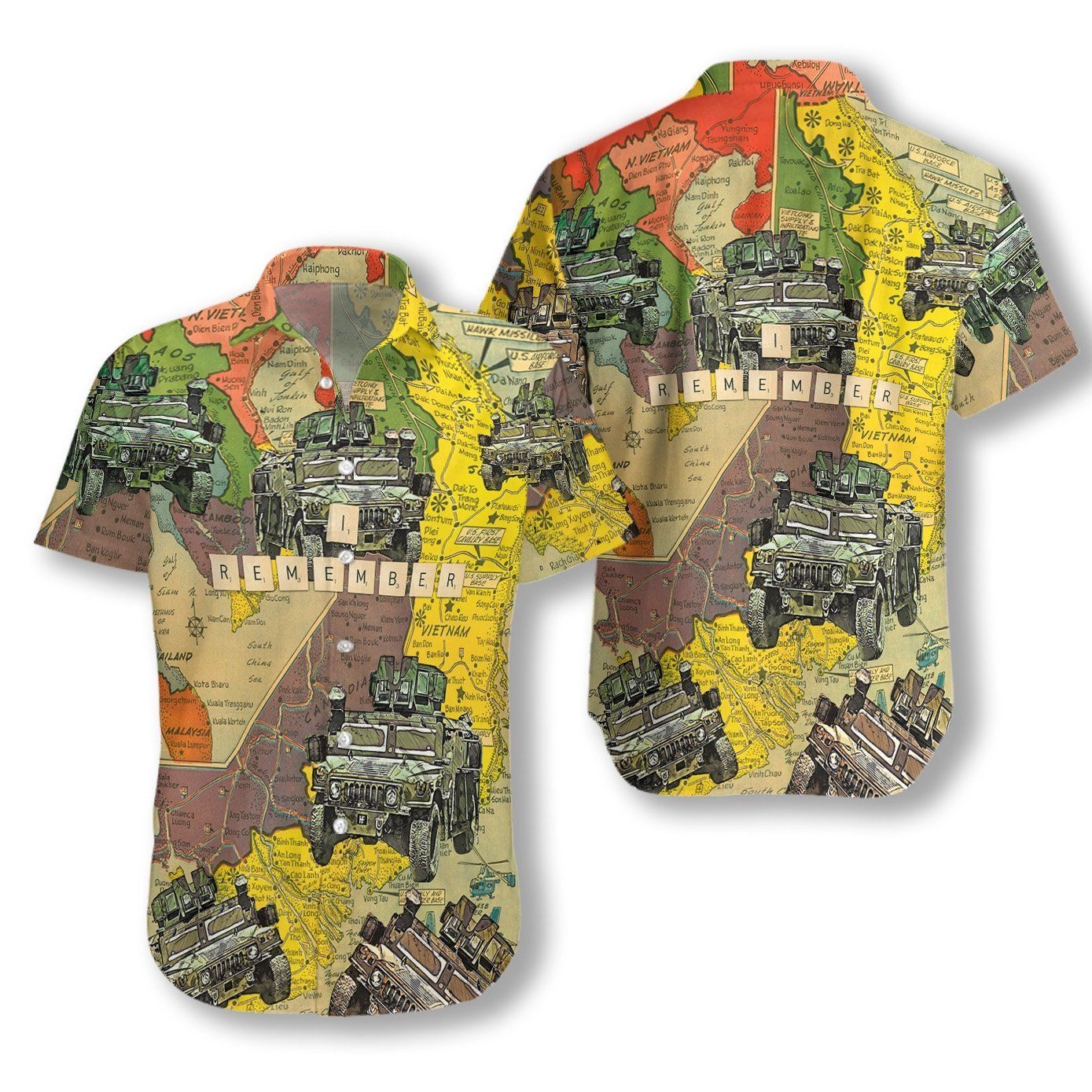 Veteran I Remember Ez16 0512 Hawaiian Shirt