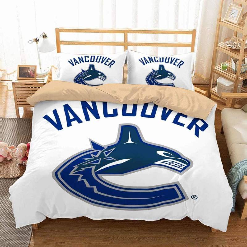 3D Customize Vancouver Canucks Bedding Set Duvet Cover Set Bedroom Set Bedlinen