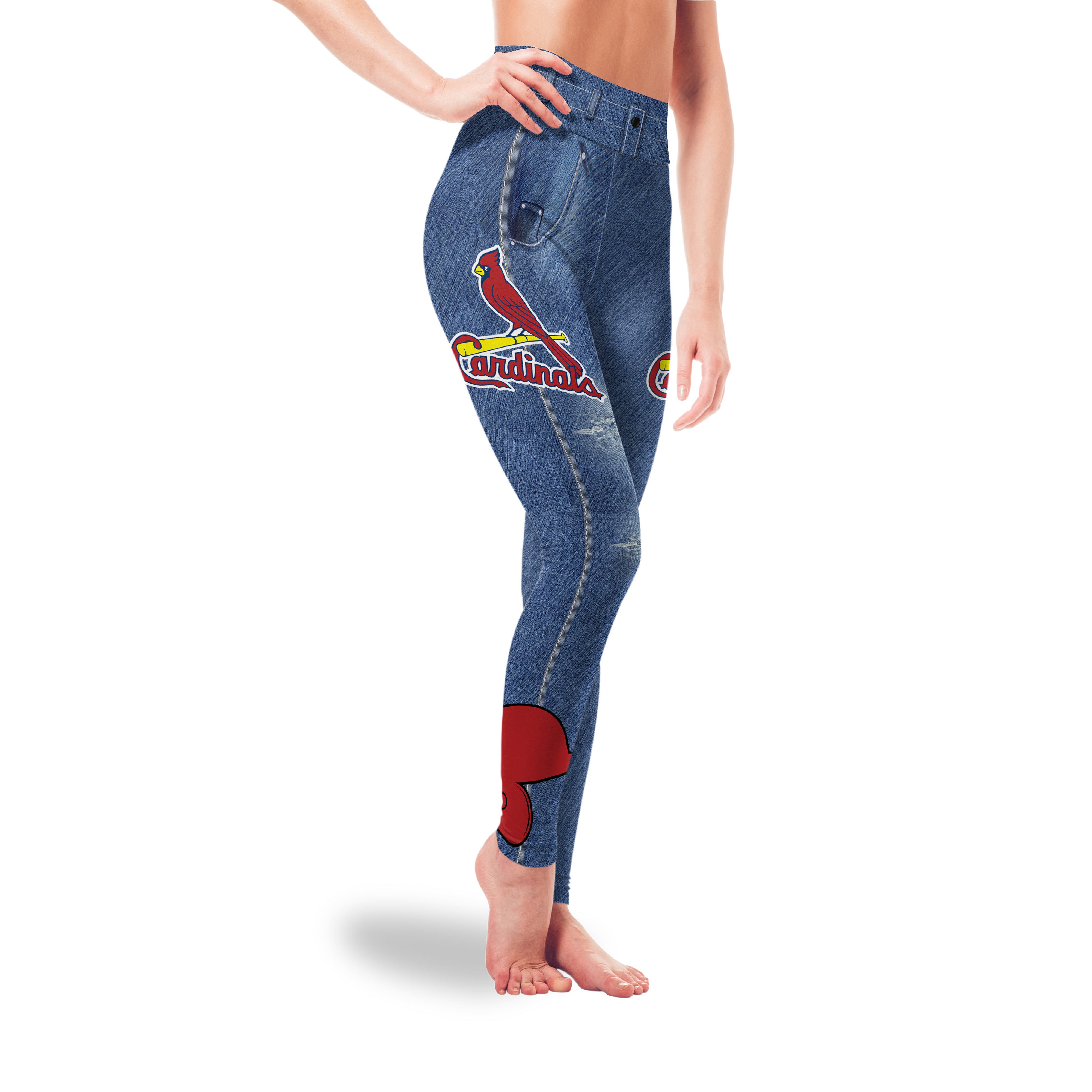 Amazing Blue Jeans St. Louis Cardinals Leggings