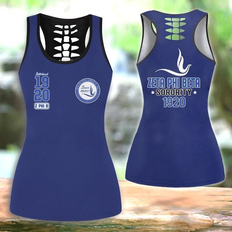 Sorority Tank Top – Z Phi B 1920 Zeta Phi Beta Hollow Tank Top