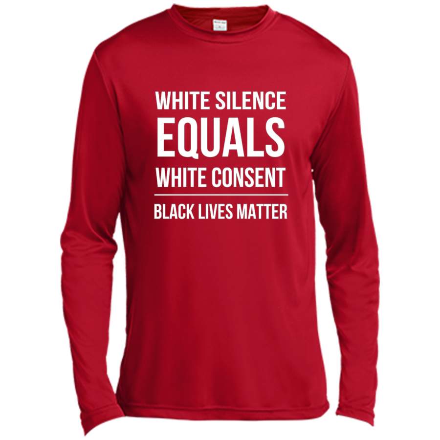 White Silence White Consent Black Lives Matter T-Shirt