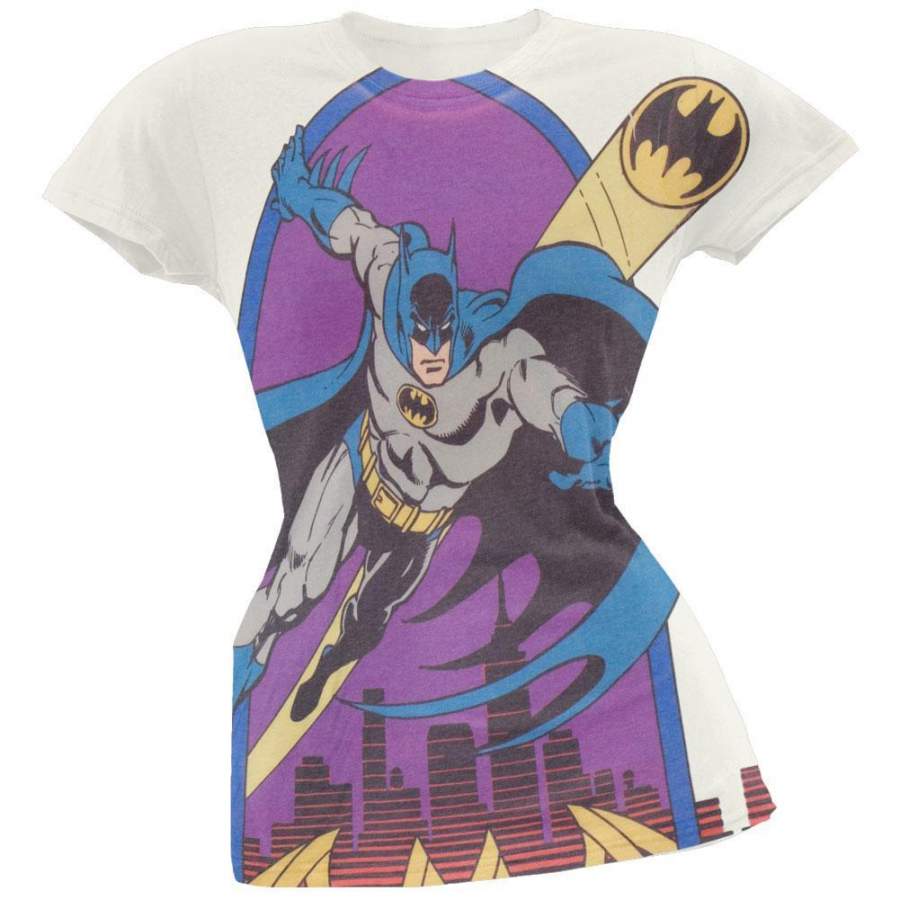 Batman – Bat Signal Juniors Soft T-Shirt