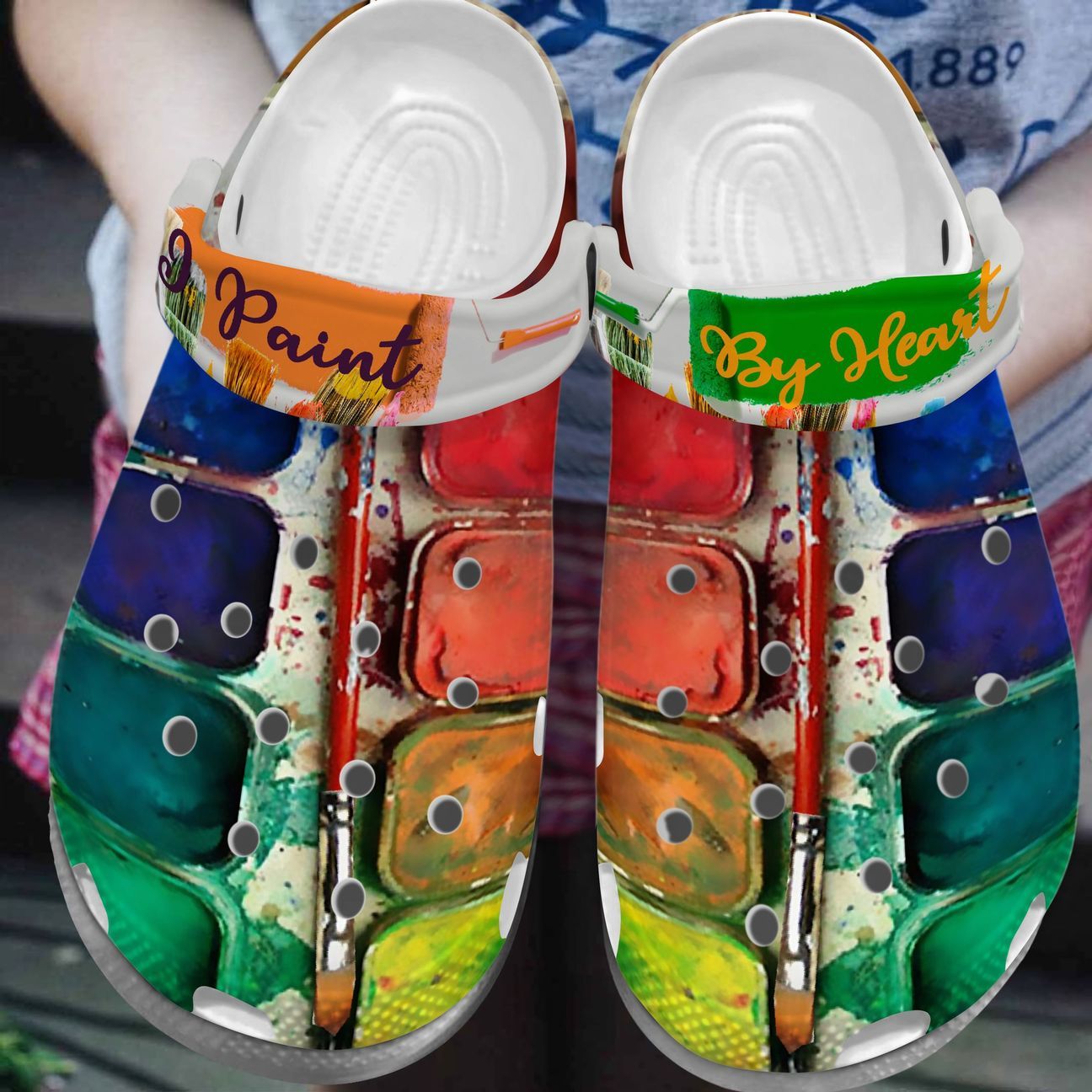 Painting Personalized Clog, Custom Name, Text, Color, Number Fashion Style For Women, Men, Kid, Print 3D Love Painting