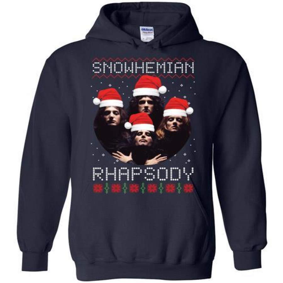 Snowhemian Rhapsody Ugly Christmas Hoodie