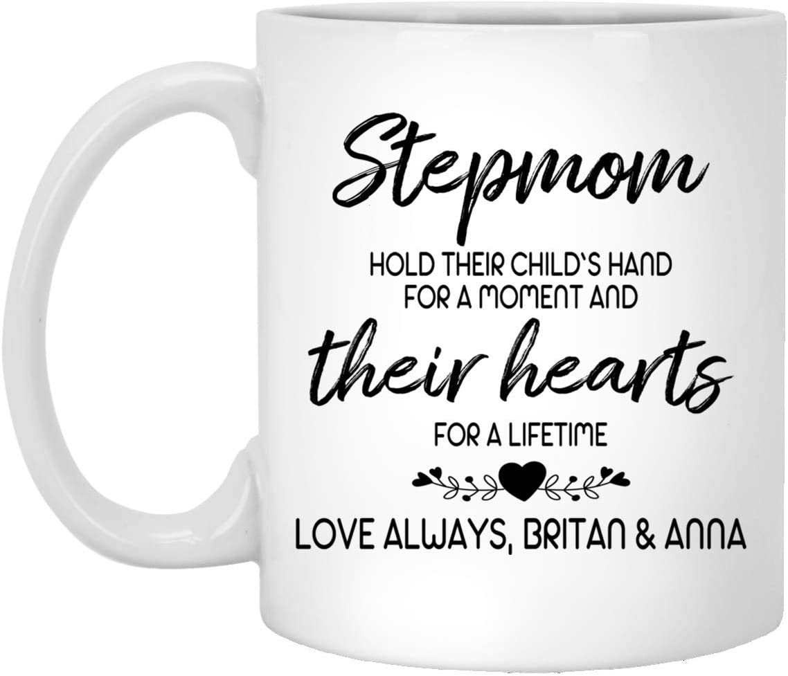 Personalized Stepmom Coffee Mug – Coffee Mug For Stepmom – Coffee Mug For Mothers – Family Coffee Mug – Mother’S Day Gi 15Oz