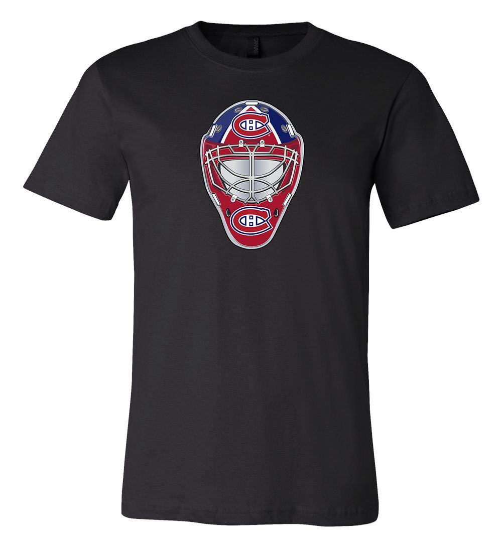 Montreal Canadiens Goalie Mask Front Logo Team Shirt Jersey Shirt