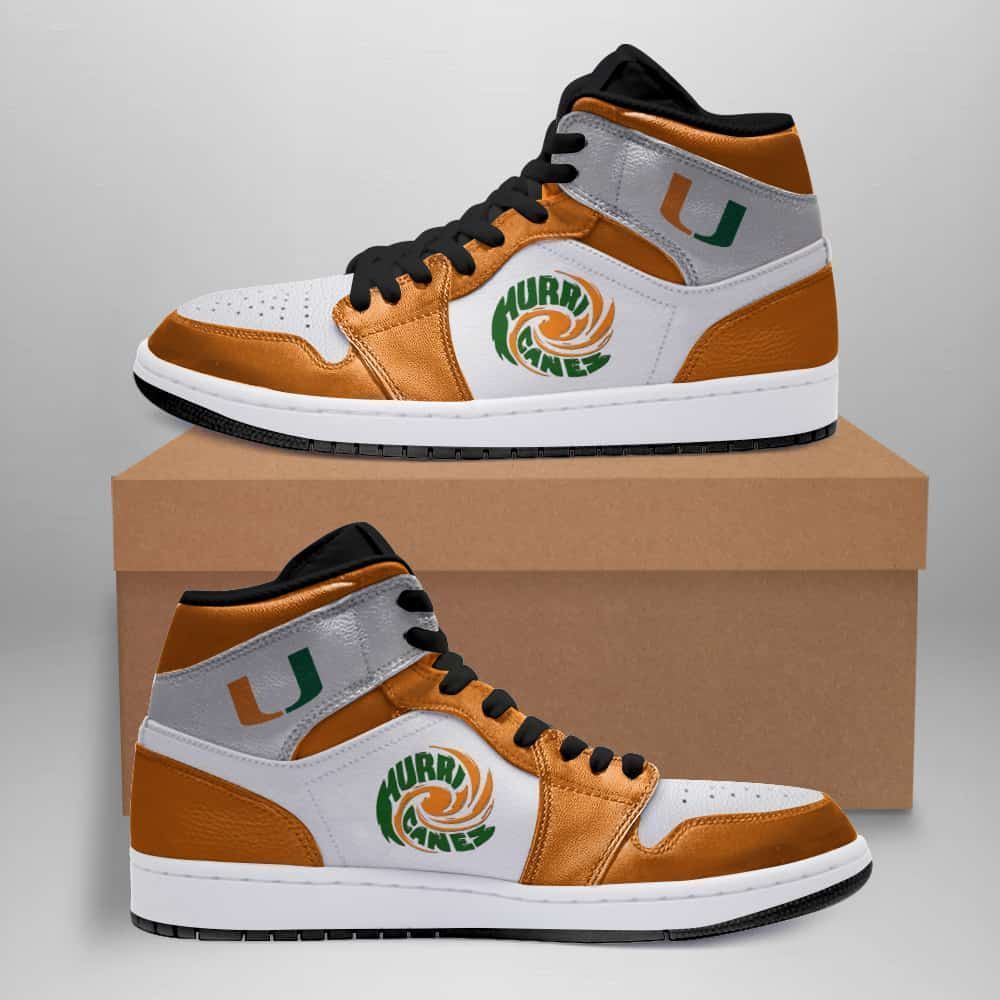 Miami Hurricanes American Football 05 Air Jordan Shoes Sport Sneakers