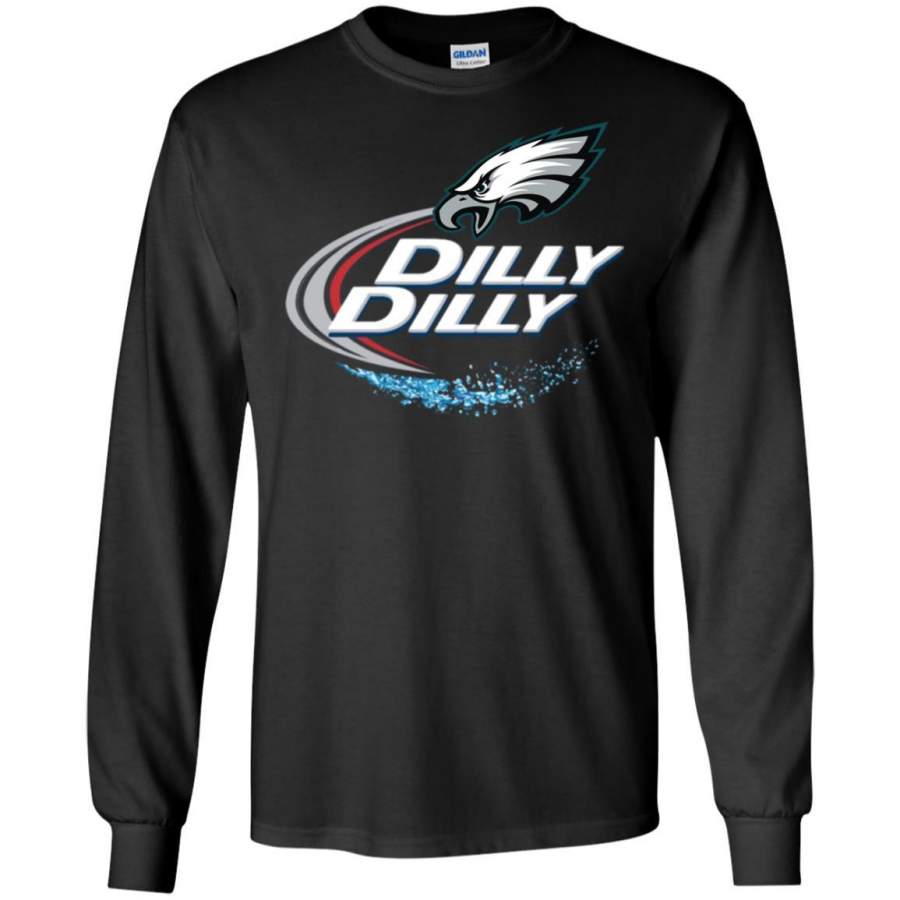 Philadelphia Eagles Dilly Dilly Football Gifts Mens Long Sleeve T-Shirt