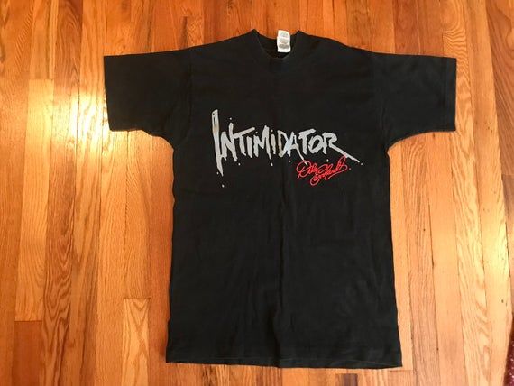 1997 Dale Earnhardt � �Intimidator� � single stitch vintage t shirt legend hipster nascar cereal streetwear 3 all over print car driving