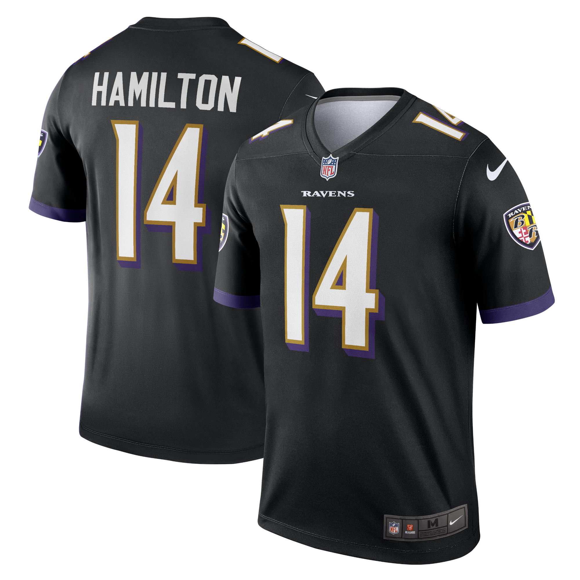 Kyle Hamilton Baltimore Ravens Legend Jersey – Black