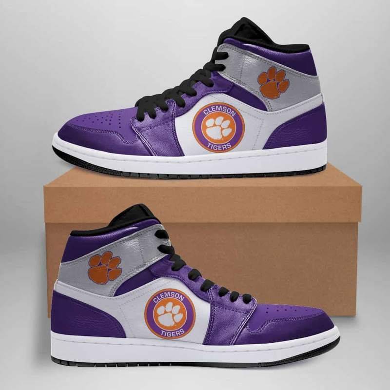 Clemson Tigers American Football Air Jordan Shoes Sport Custom Sneakers