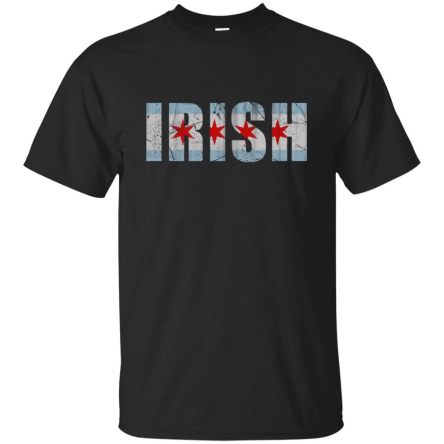 Irish Chicago Flag St Patricks Day Kid’s T-Shirt