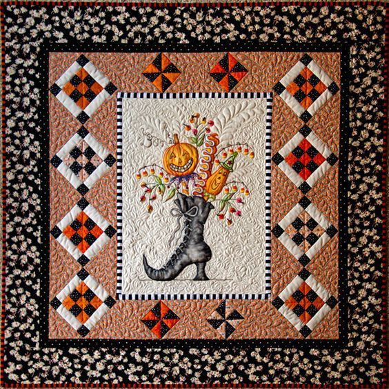 Halloween Witch Cla0810218Q Quilt Blanket