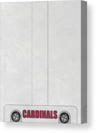 1 Arizona Cardinals Helmet Art Joe Hamilton Canvas Print