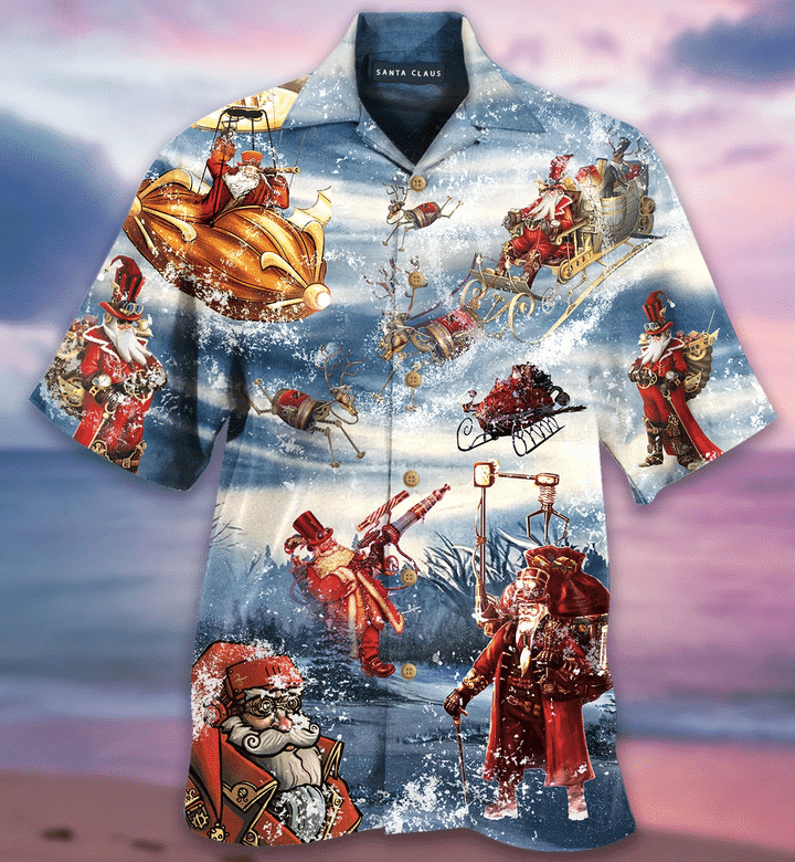 Cover Your Body With Amazing Merry Steampunk Christmas Hawaii Shirt Ha34809