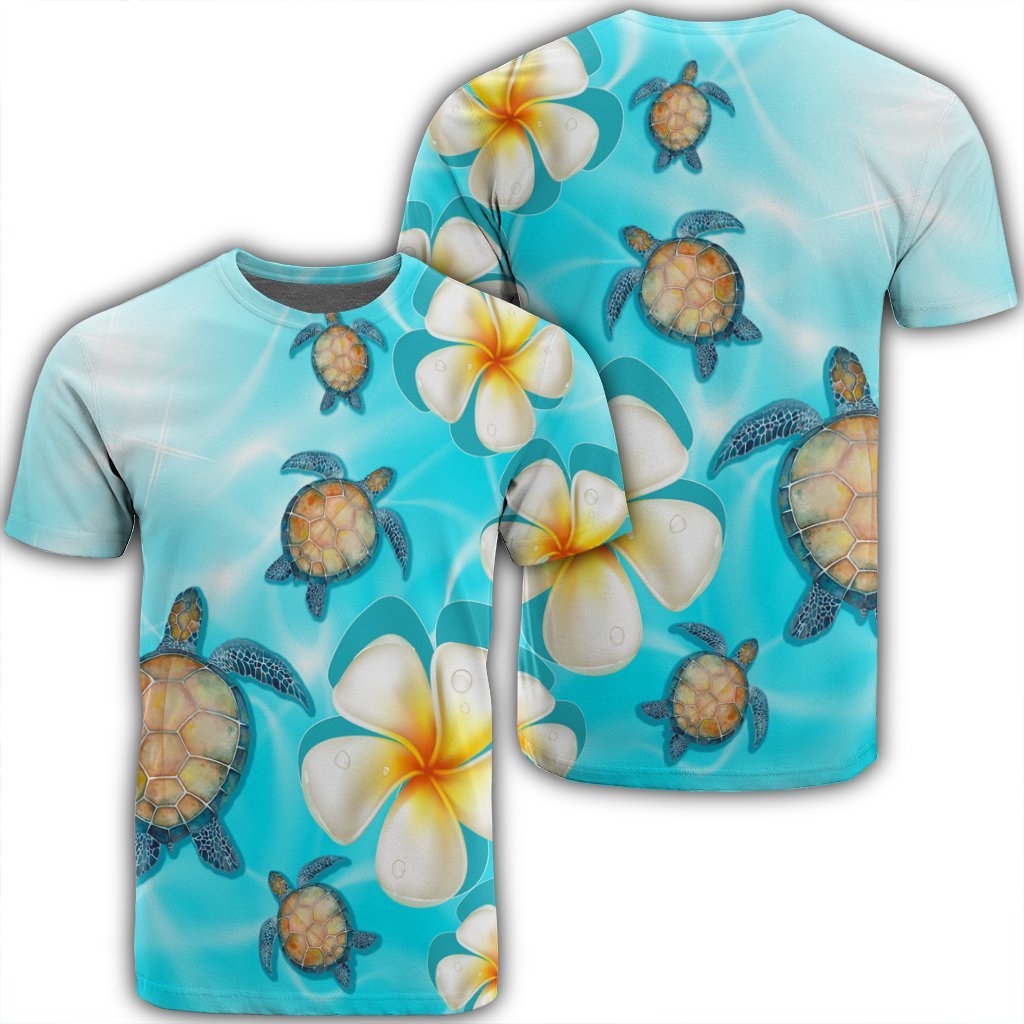 Hawaiian Turtle Plumeria Ocean Ah Ha69399