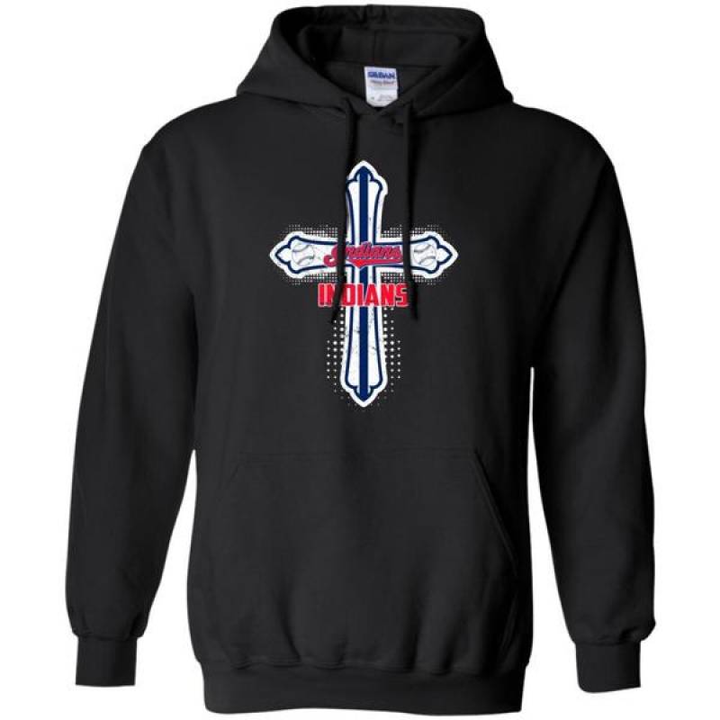 Cleveland Indians America Sport Cross Hoodie