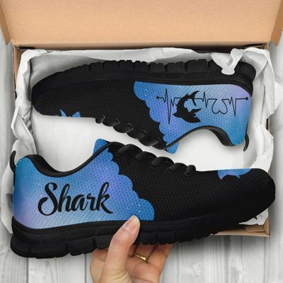 Shark Heart Beat Sneakers Shoes